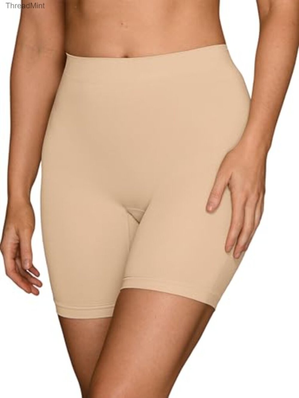 Seamless Slip Shapewear Shorts, No Show Under Dresses